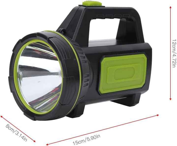 LED Work Torch with Side Light – Portable Camping and Emergency Lamp ...