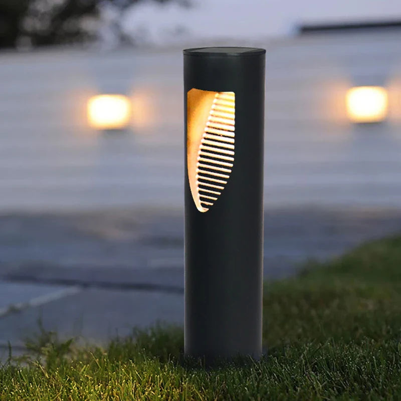 Stylish Solar LED Garden Lamp - Modern Outdoor Lighting for Patio and Garden