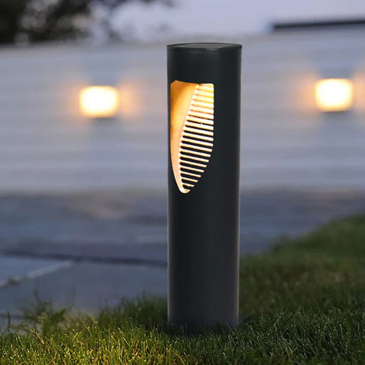 Stylish Solar LED Garden Lamp - Modern Outdoor Lighting for Patio and Garden
