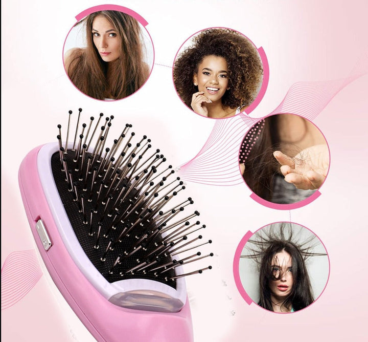 Electric Ion Hairbrush – Anti-Static Brush for Smooth, Healthy Hair