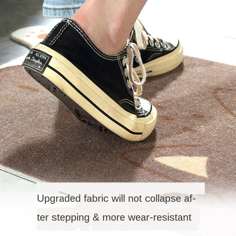 Adorable Animal Non-Slip Rug - Cute Pet Design for Kitchen, Bathroom, and Hallway