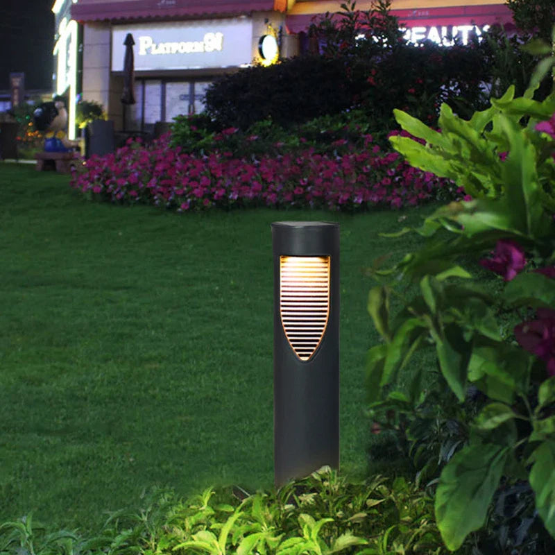 Stylish Solar LED Garden Lamp - Modern Outdoor Lighting for Patio and Garden