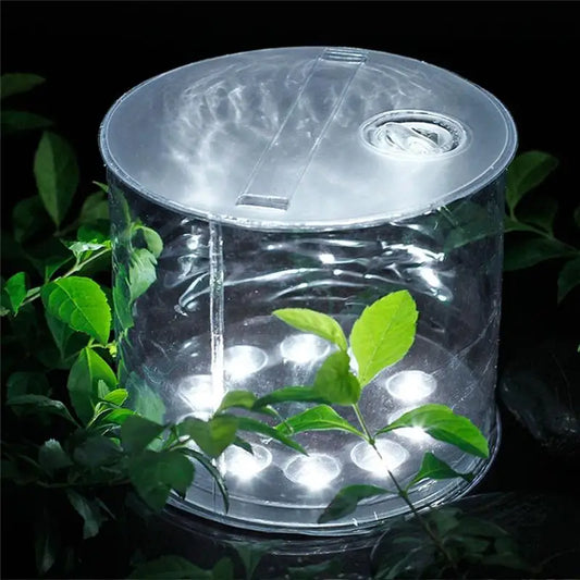 Solar-Powered Portable Garden Lamp – Foldable LED Outdoor Lighting for Yard and Patio