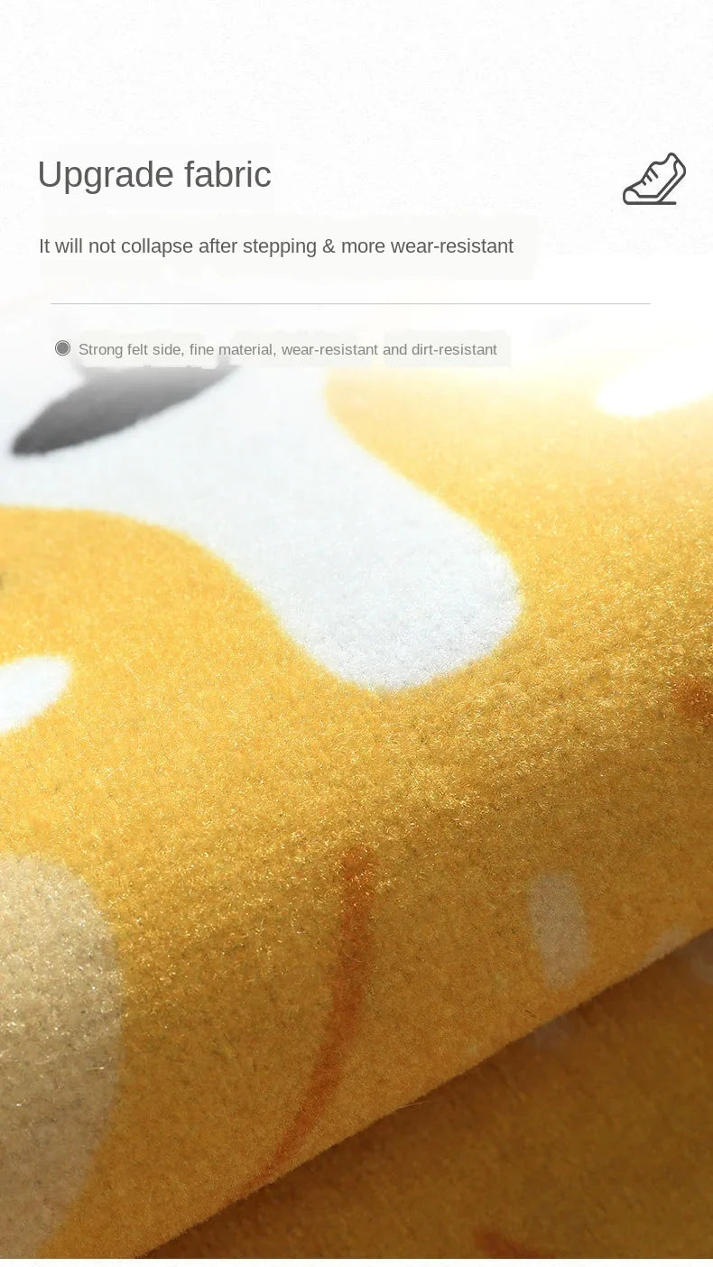 Adorable Animal Non-Slip Rug - Cute Pet Design for Kitchen, Bathroom, and Hallway