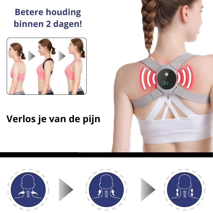 Smart EMS Posture Corrector Brace