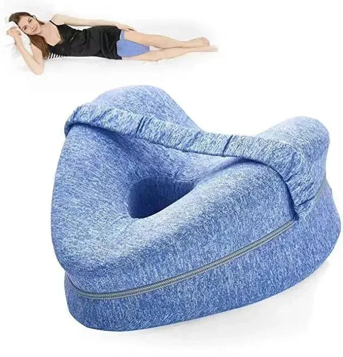 Ergonomic Knee Cushion for Side Sleepers – Orthopaedic Leg Support Pillow with Memory Foam for Comfortable Sleep