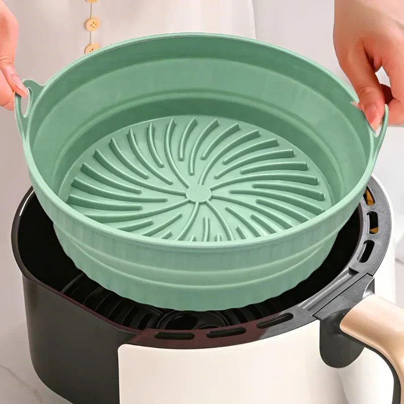 Non-Stick Heat-Resistant Silicone Liner for Air Fryers