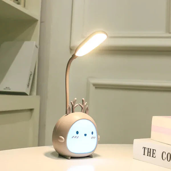 Child-Friendly LED Reading Lamp With USB Night Light