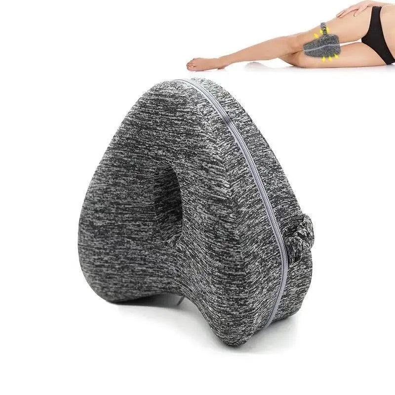 Ergonomic Knee Cushion for Side Sleepers – Orthopaedic Leg Support Pillow with Memory Foam for Comfortable Sleep