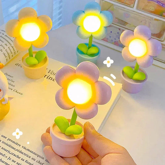 Cute Flower Night Lamp for Children - Led Table Lamp in Flower Design for the Children 's Room