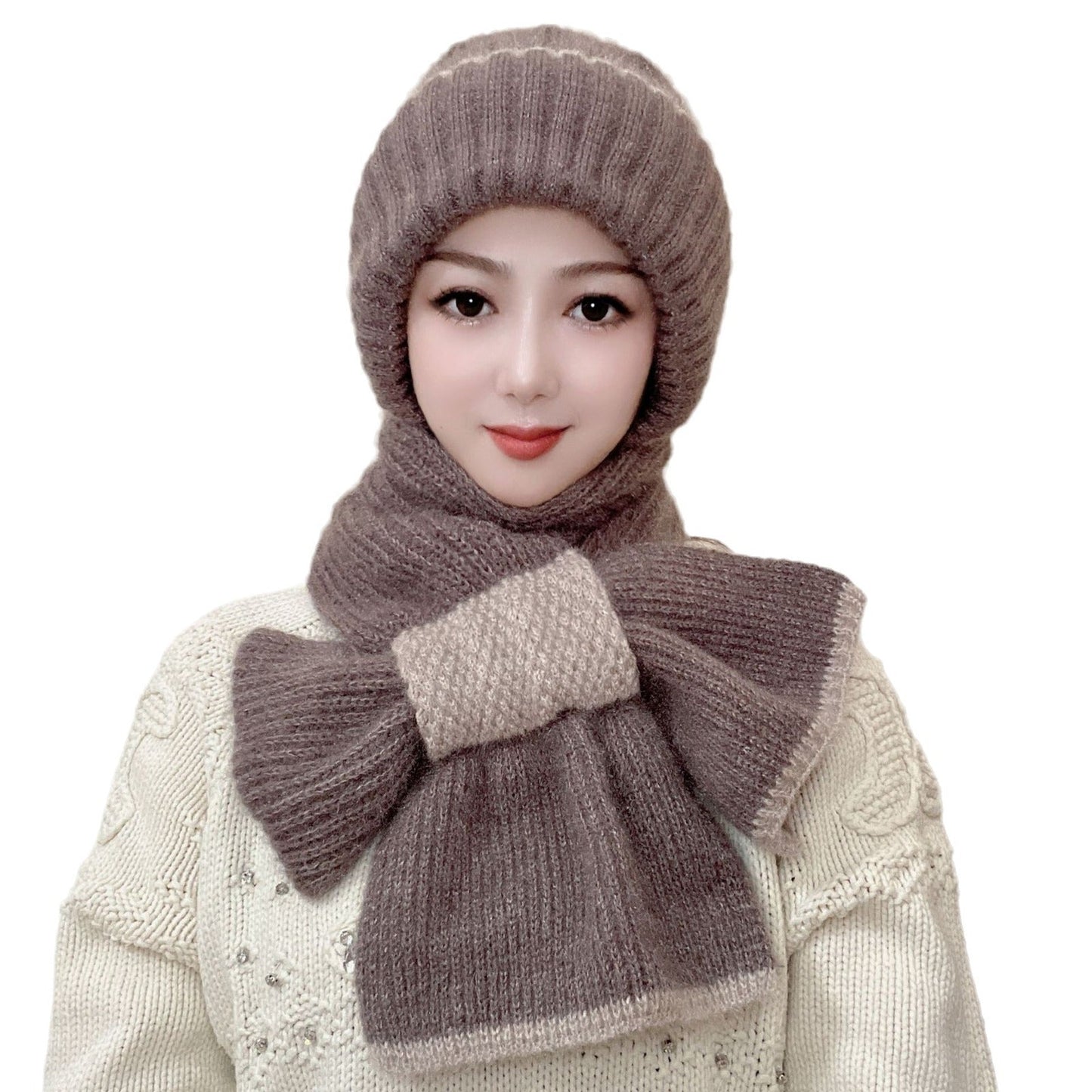 Cozy 2-in-1 Hooded Scarf
