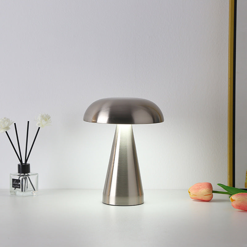 Modern Metal Mushroom Lamp