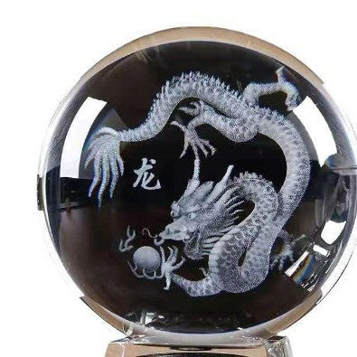 Glowing Moon Crystal Sphere