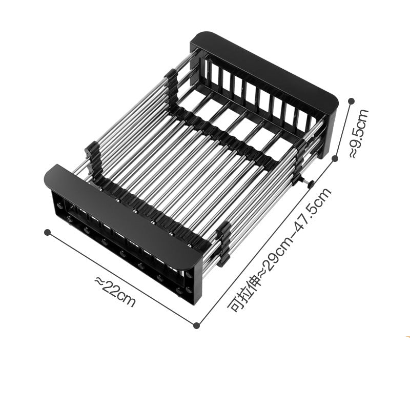 Expandable Over-the-Sink Dish Drying Rack