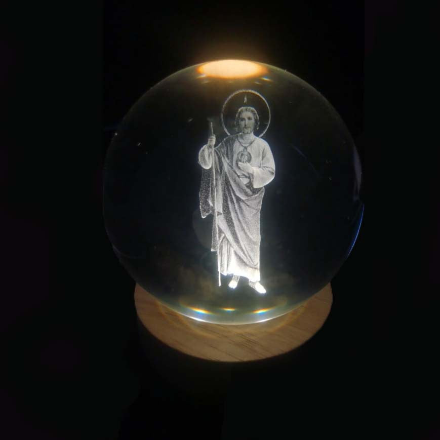 Glowing Moon Crystal Sphere