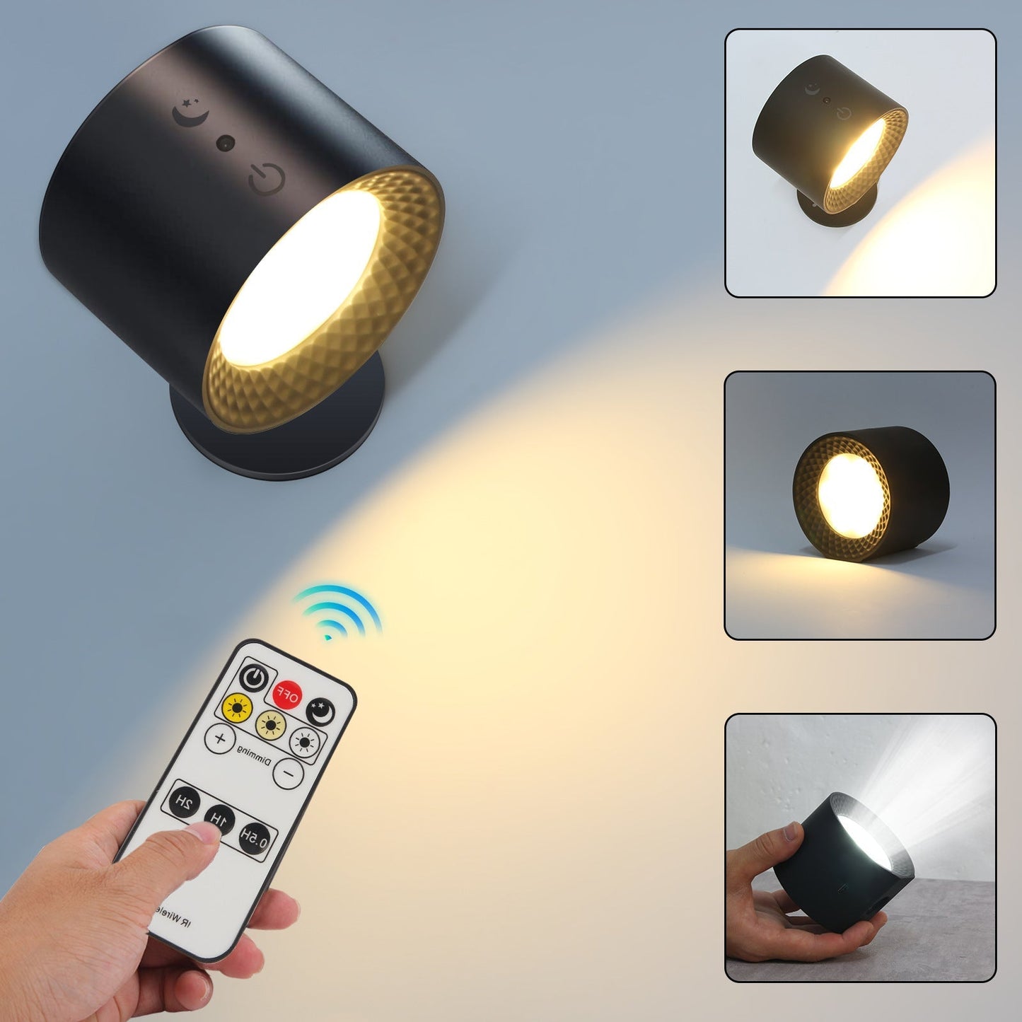 360° Rotating LED Wall Light