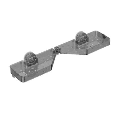 Collapsible Suction Cup Bathroom Shelf