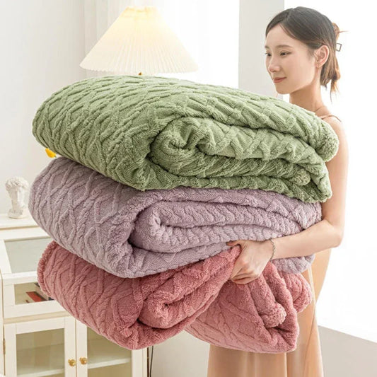 Reversible Cozy Wool Throw Blanket – Ultimate Comfort And Style