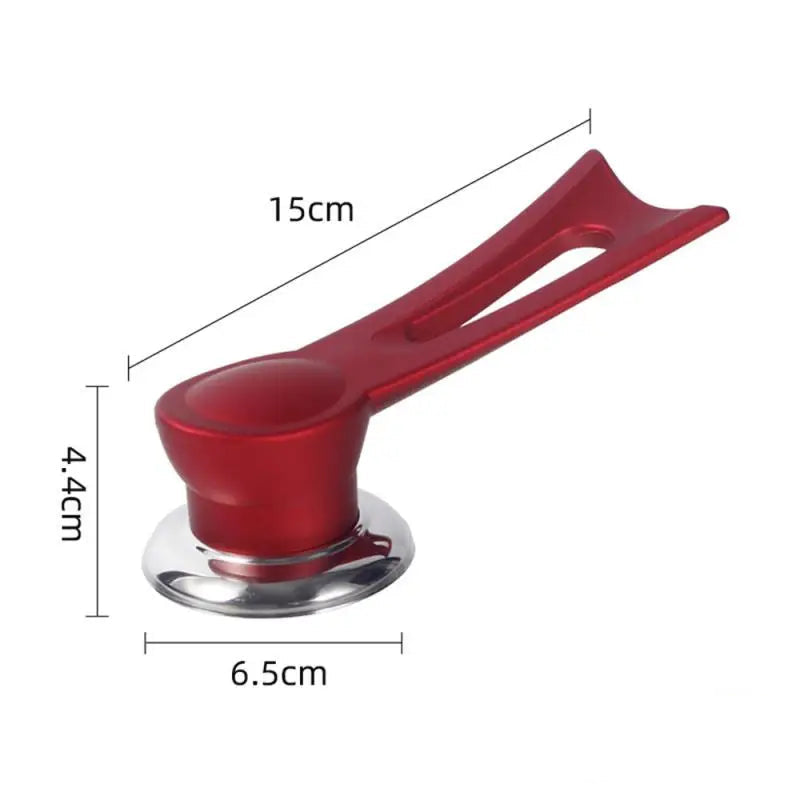 Wooden Pot Lid Handle with Stainless Steel Base