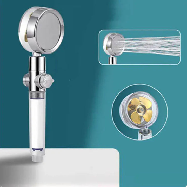360° Rotating Shower Head with Water-Saving and High-Pressure Features