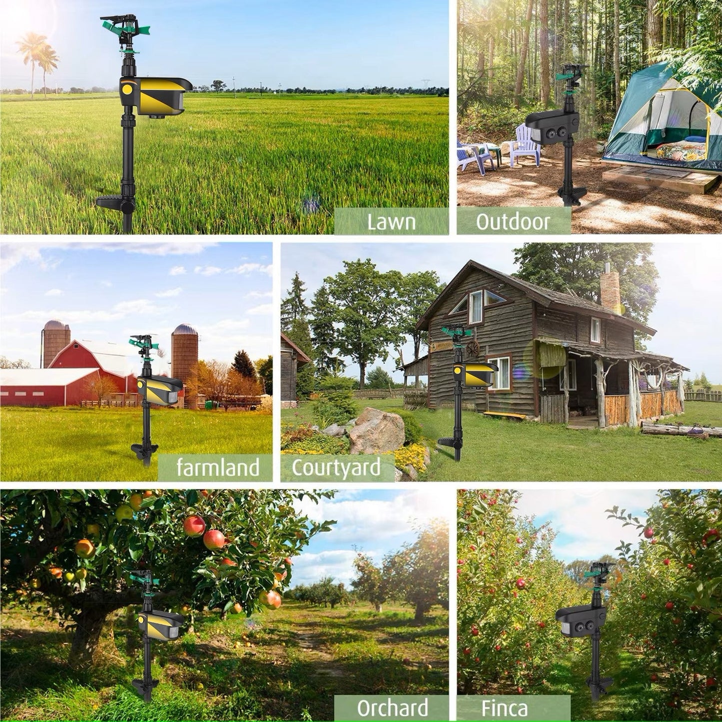 Adjustable Garden Irrigation Sprinkler – Portable Watering System with Stand