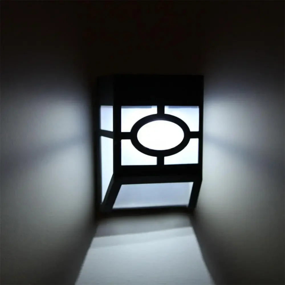 Modern LED Solar Wall Light - Stylish Outdoor Lighting for Garden and Terrace