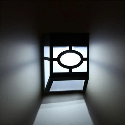 Modern LED Solar Wall Light - Stylish Outdoor Lighting for Garden and Terrace