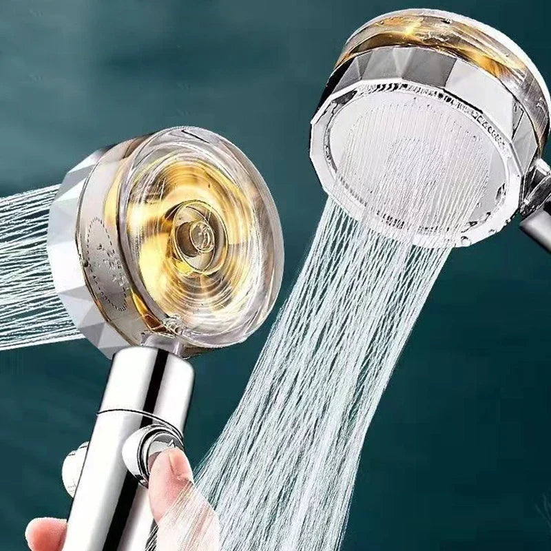 360° Rotating Shower Head with Water-Saving and High-Pressure Features