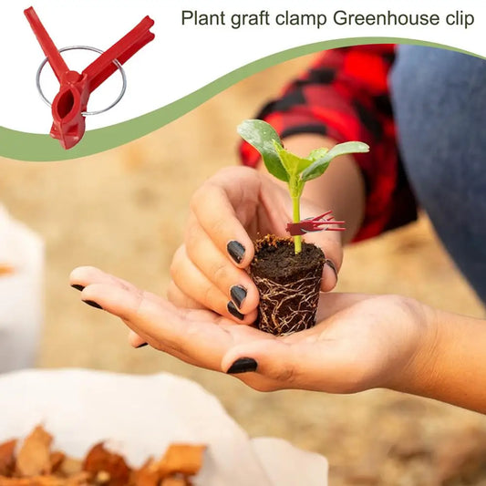 Plastic Grafting Clips for Plants - Perfect for Garden Vegetables and Plant Care