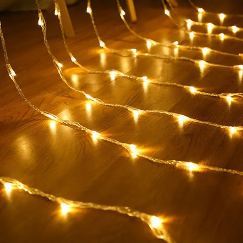Led Light Curtain with Colour Change - Decorative Fairy Lights for Windows , Walls and Parties