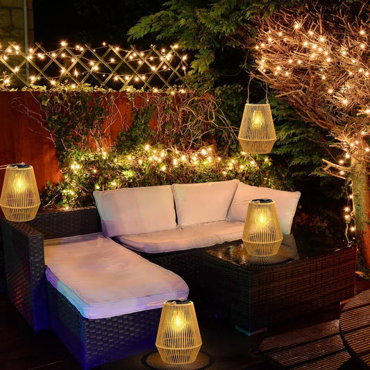 Handcrafted Weatherproof Solar Garden Lamp