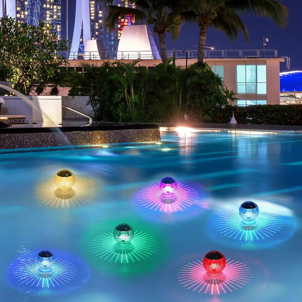 Solar Led Garden Spheres - Waterproof Solar Lights for Outdoor Decoration and Pond Lighting