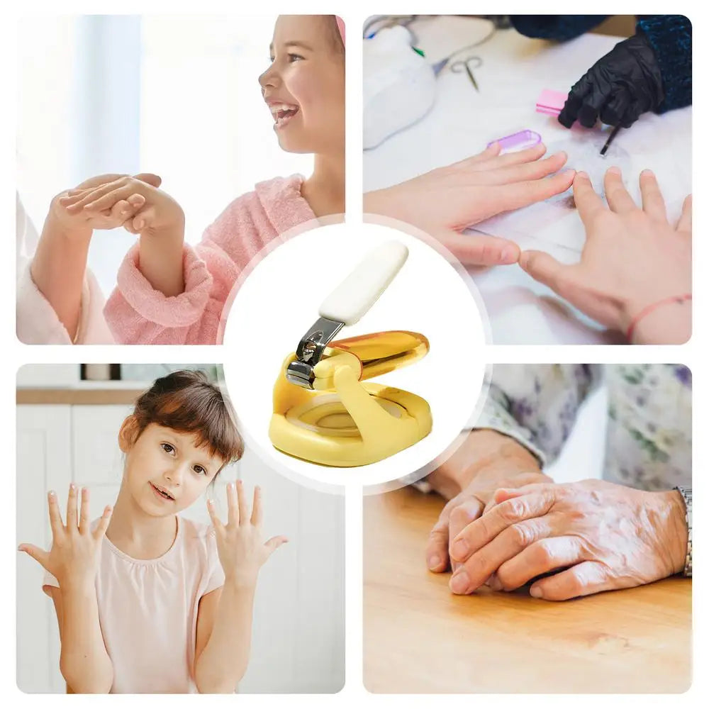 3-in-1 Nail Clipper With LED Light And Magnifier