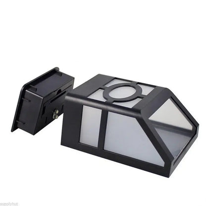 Modern LED Solar Wall Light - Stylish Outdoor Lighting for Garden and Terrace