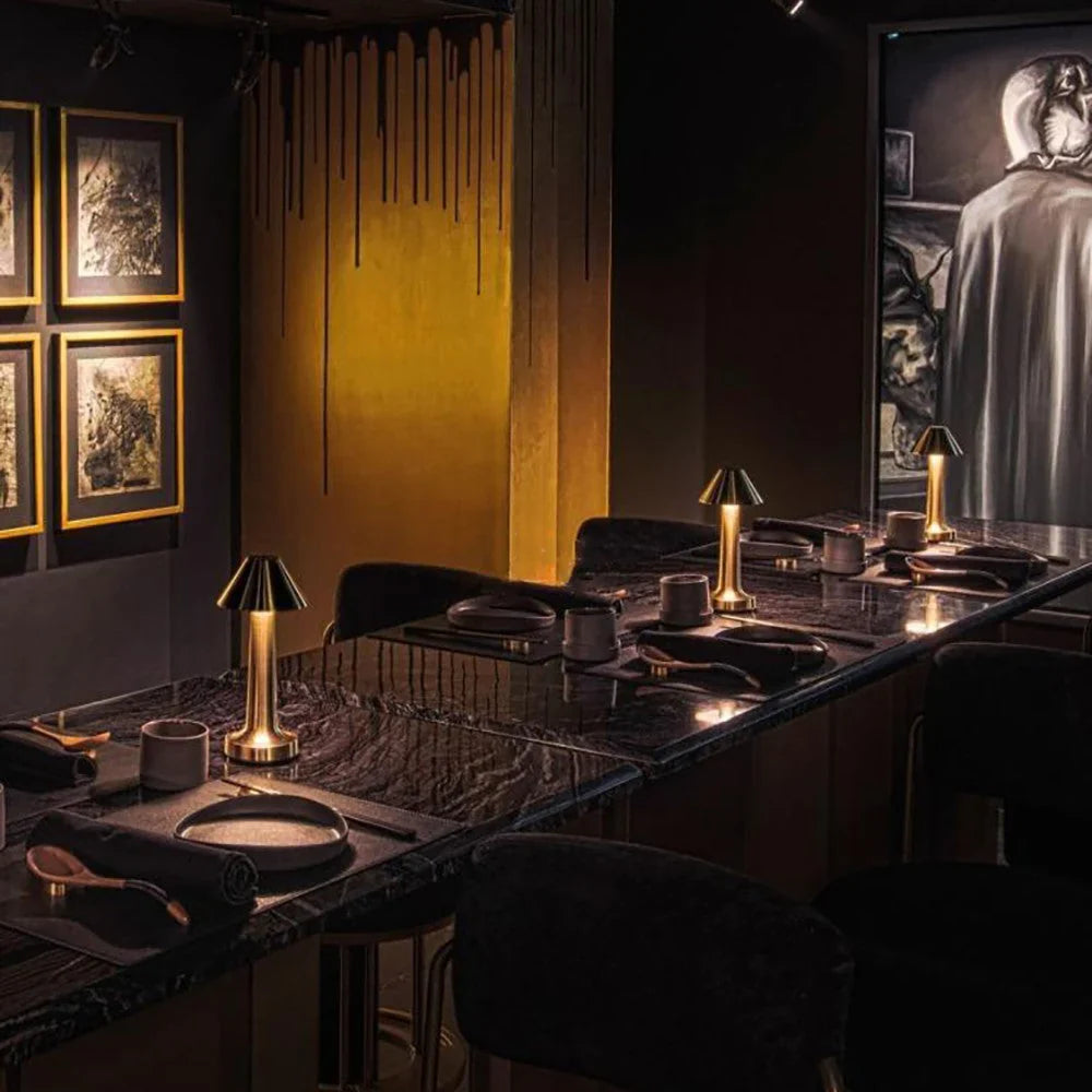 Sleek LED Table Lamp – Elegant Touch-Control Light for Home and Office