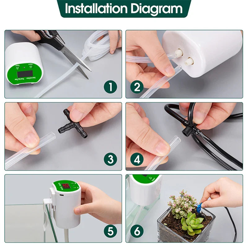 USB-Operated Automatic Irrigation System – Efficient Drip Watering Solution for Plants