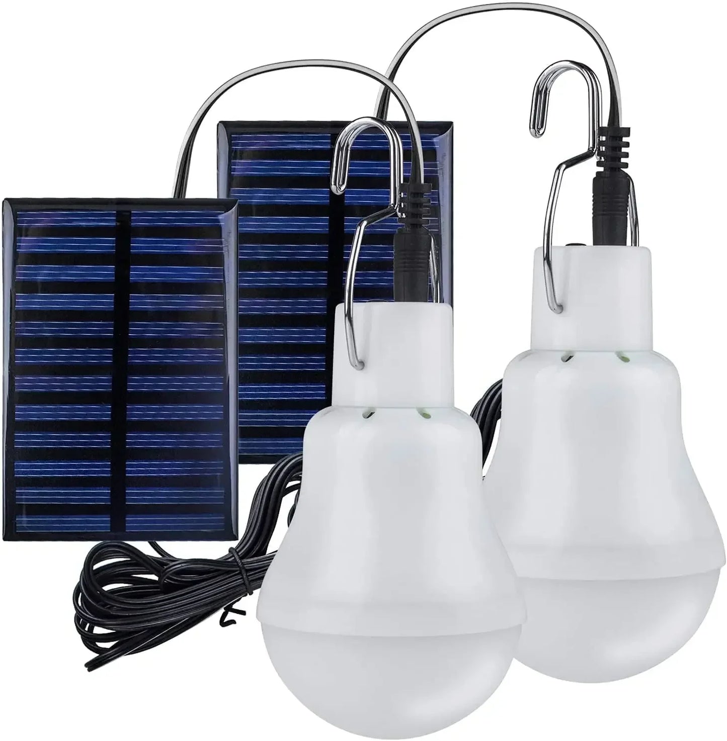 Solar LED Light with Panel – Energy-Efficient Lamp for Indoor and Outdoor Use