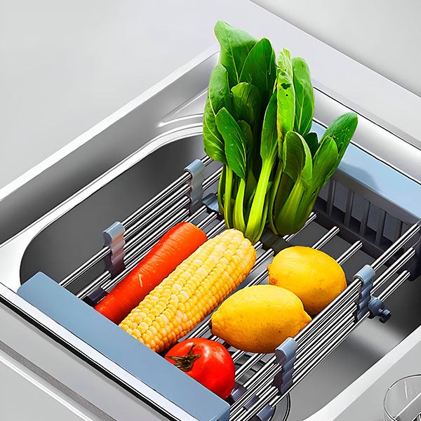Expandable Over-the-Sink Dish Drying Rack