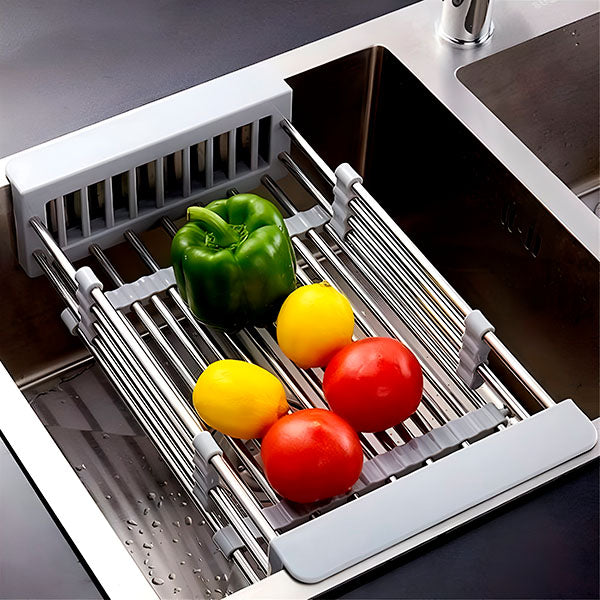 Expandable Over-the-Sink Dish Drying Rack