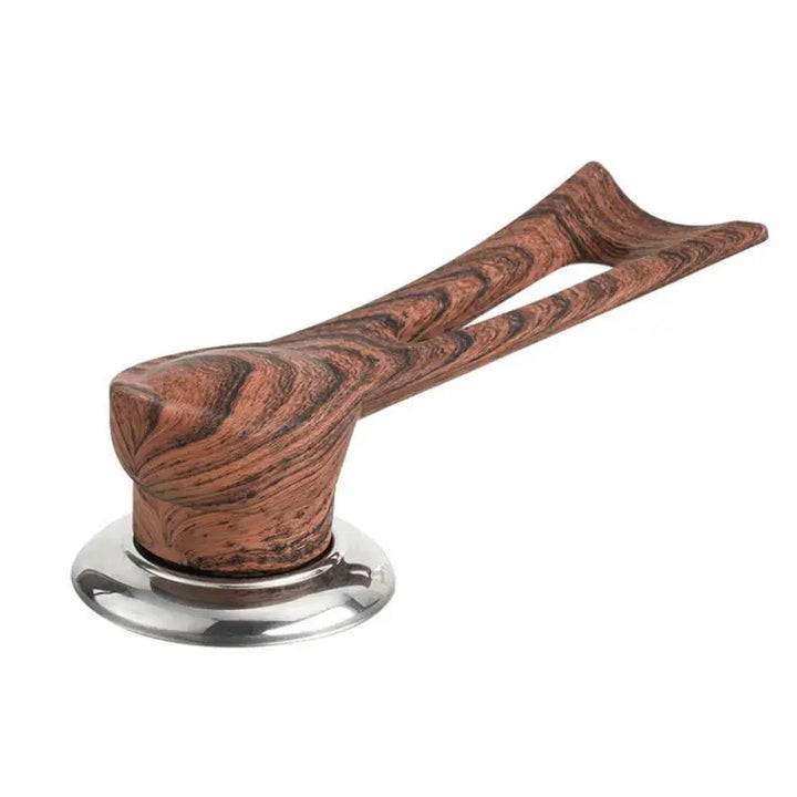 Wooden Pot Lid Handle with Stainless Steel Base