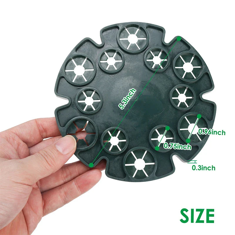 Bamboo Plant Support Ring - Sturdy Climbing Support for Tomatoes and Vining Plants