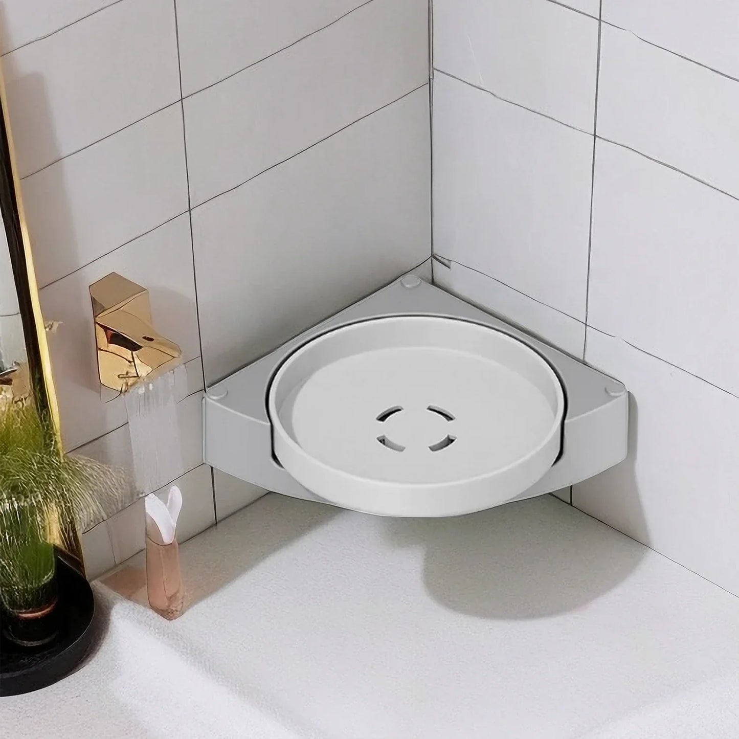 360° Rotating Shower Shelf