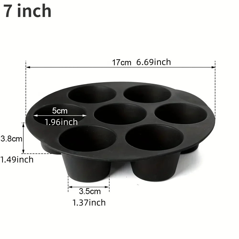 Silicone Muffin Tin for Air Fryer – Non-Stick and Flexible
