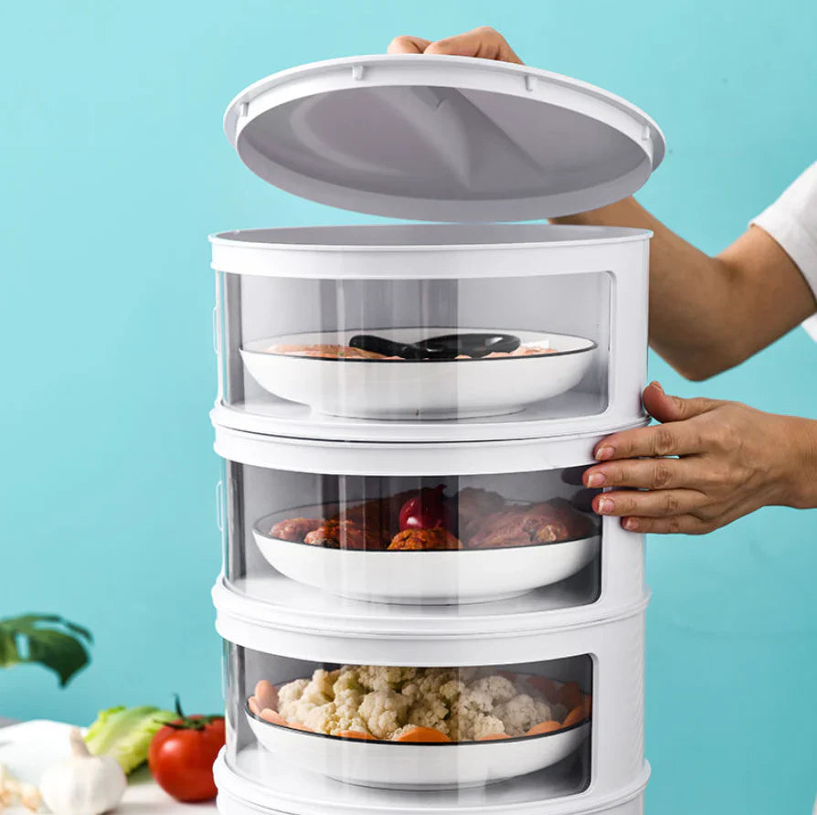 Stackable Food Storage Containers - Multifunctional and Space-Saving Storage Solution for Kitchen Organization