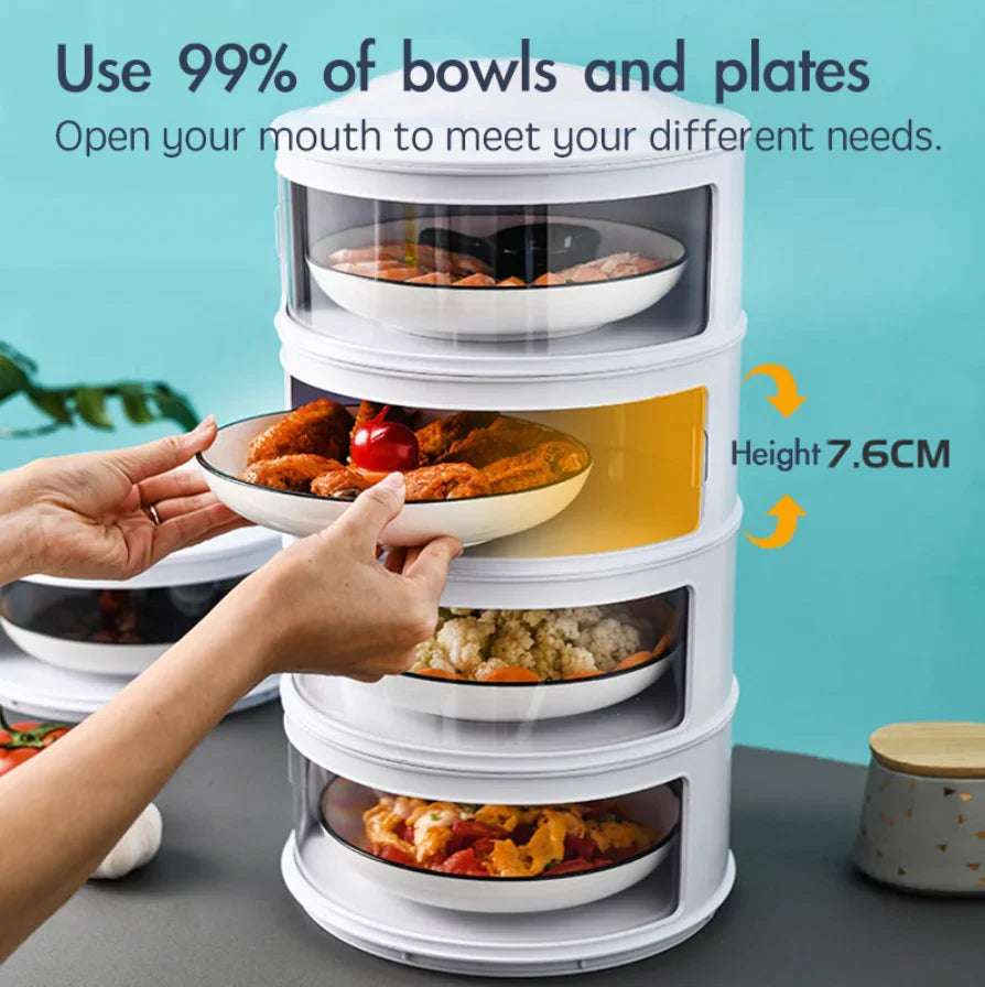 Stackable Food Storage Containers - Multifunctional and Space-Saving Storage Solution for Kitchen Organization