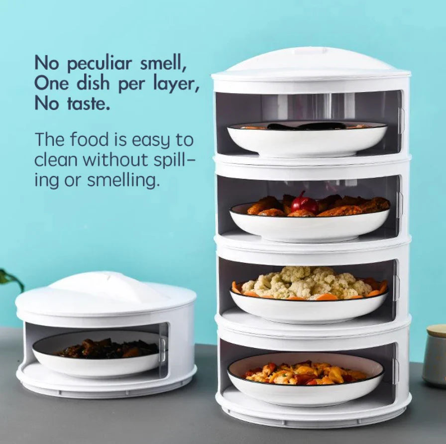 Stackable Food Storage Containers - Multifunctional and Space-Saving Storage Solution for Kitchen Organization