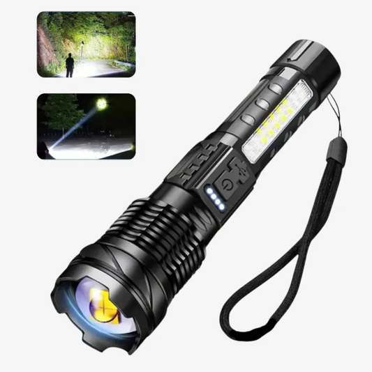Tactical High-Intensity Flashlight With 5000 Lumens