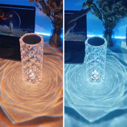 Crystal Elegance LED Table Lamp
