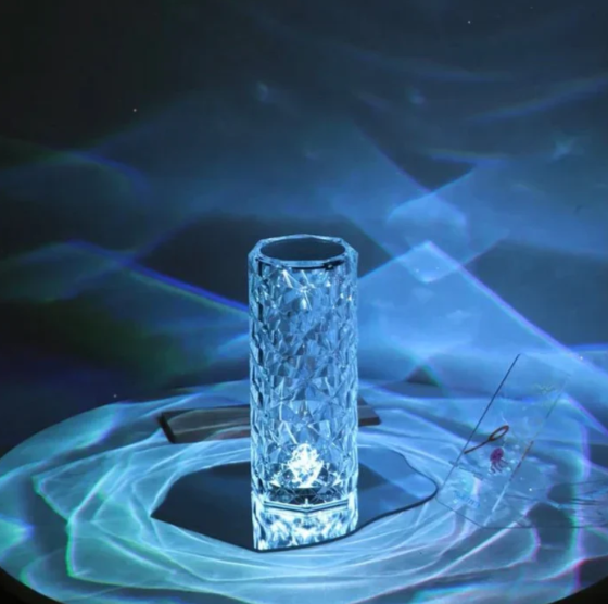 Crystal Elegance LED Table Lamp
