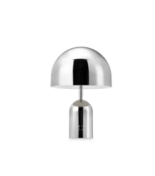 Portable Chrome-Plated Table Lamp